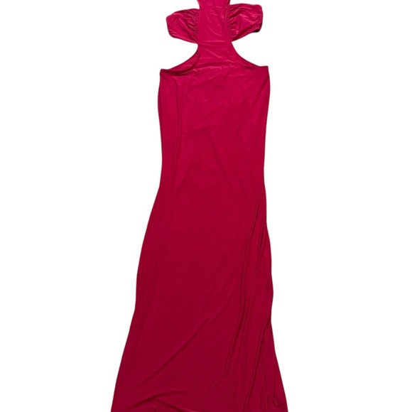 ✨ MISA Los Angeles Lyra Cutout Maxi Dress Fuchsia Pink Revolve XS NWOT ✨ - Picture 4 of 8
